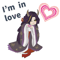 Japanese Art Love Sticker