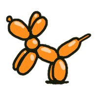 balloon animal STICKER by Studios Stickers