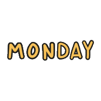 Monday Week Sticker