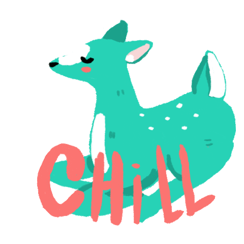 Sticker Chill Sticker by Bambi