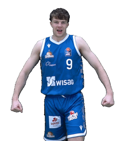 Basketball Celebrating Sticker by FRAPORT SKYLINERS