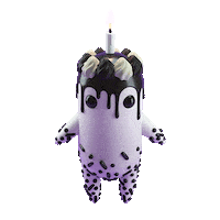 Happy Black And White Sticker