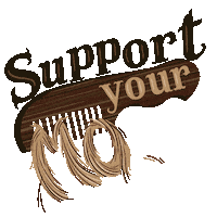 mustache Sticker by Bare Tree Media