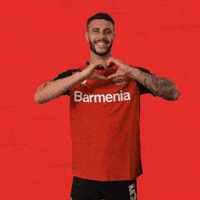 I Love You Heart GIF by Bayer 04 Leverkusen