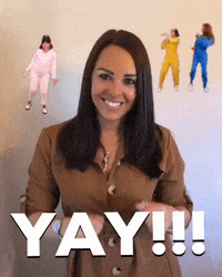 michellestonhill yay michellestonhill applause celebrate yougotthis GIF