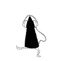 Nosebleedinc happy dance music jump Sticker