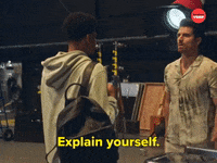 Explain Yourself Sarah Hyland GIF by BuzzFeed