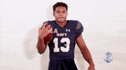 Navy Football Chance Warren GIF by Navy Athletics