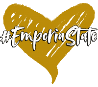 Heart Sticker by Emporia State University