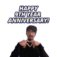 9Th Anniversary Sticker