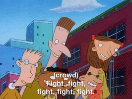 hey arnold nick splat GIF