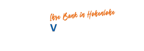 VolksbankHohenloheeG giphyupload blue orange finance Sticker