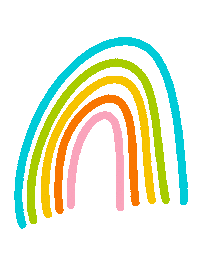 Rainbow Vintage Sticker