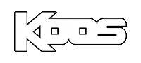 Fahrschule_koos logo white weiss blank Sticker