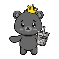 themomentinsg bear taiwan bubbletea bbt Sticker