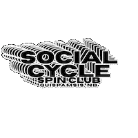 Socialite Sticker by Social Cycle Spin Club