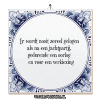 Nl Afleiding Sticker by Tegelspreuken.nl