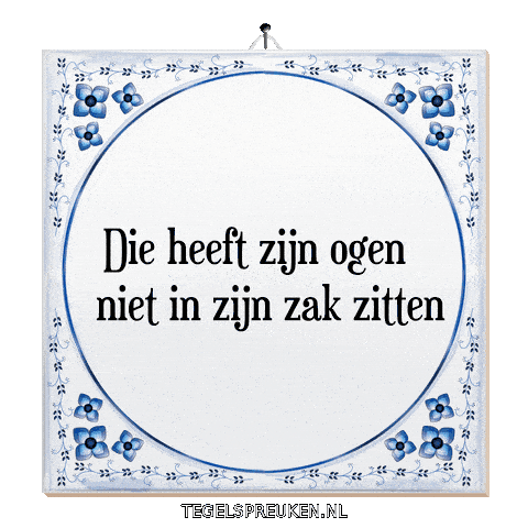 Humor Wijsheid Sticker by Tegelspreuken.nl