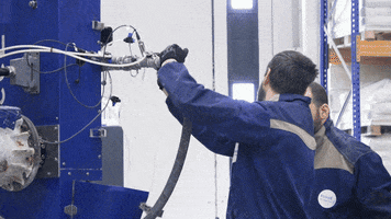 XtreeE robot 3d printing abb 3dcp GIF