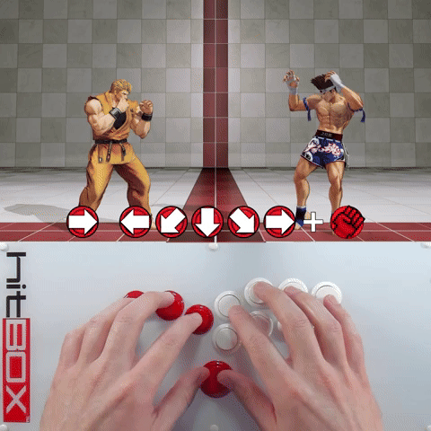 HB - KOFXV - Ryo - Haoh Shoukou Ken -  F + HCF