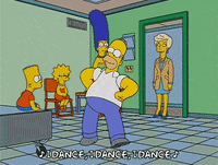 happy homer simpson GIF