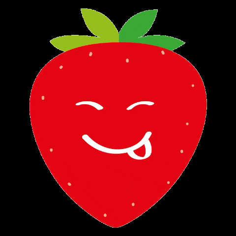 emco_cz giphygifmaker red strawberry jahoda GIF