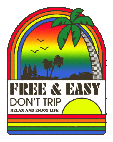 Summer Rainbow Sticker by Free & Easy