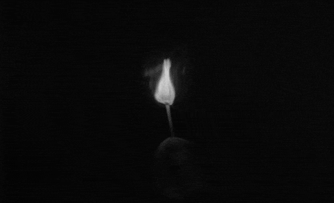 black and white dark GIF
