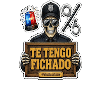 Skull Reconocido Sticker