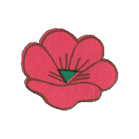 decotyw poppy mak kociewie decotyw Sticker