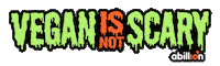 Halloween Vegan Sticker by abillion