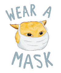 Cat Mask Sticker