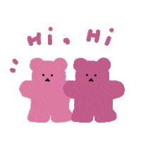 chanibear hi bear ciao chanibear Sticker