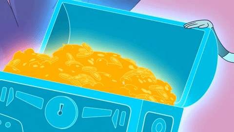 money gold GIF by Cartoon Hangover