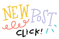 New Post Click Sticker by Lisa Aihara