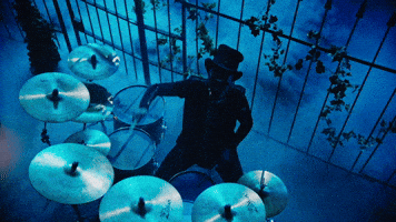 Drumming Metal Band GIF by Ghost