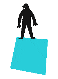 Girl Chilling Sticker by Emily Redfearn