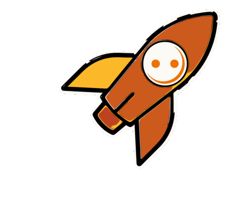 Take Off Space Sticker by VOLTUS