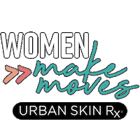 UrbanSkinRx fire women glow empower Sticker