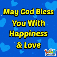 Bless Praise The Lord GIF by Lucas and Friends by RV AppStudios