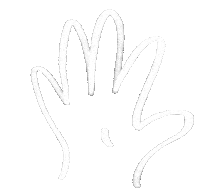 Hand Waving Sticker