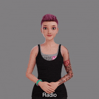 Radio Avatar GIF by Sign Time - SiMAX
