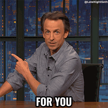 Pointing At You Seth Meyers GIF by Late Night with Seth Meyers