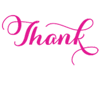 Thanks Thank You Sticker by PSA Essentials