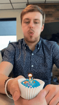 bitbranding birthday blowing edible GIF