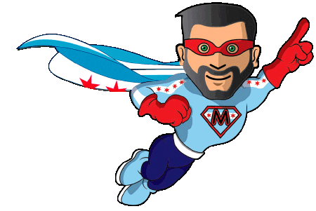 Cartoon Chicago Sticker by Mike The Realtor
