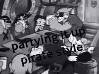 Partying Black And White GIF by Fleischer Studios
