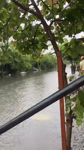 Heavy Rain Floods Central Java City