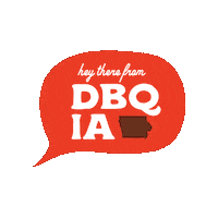 Iowa Sticker by Travel Dubuque