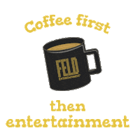 fun coffee Sticker by Feld Entertainment Studios